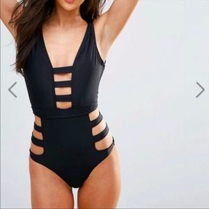 ASOS Bathings Suit Swim Suit Strappy Sexy
